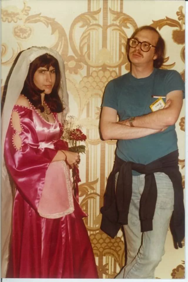 Fabulous Cosplayers at a Los Angeles Sci-Fi Convention in 1980s