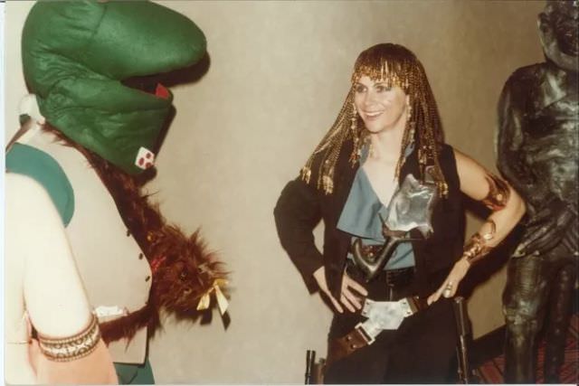 Fabulous Cosplayers at a Los Angeles Sci-Fi Convention in 1980s