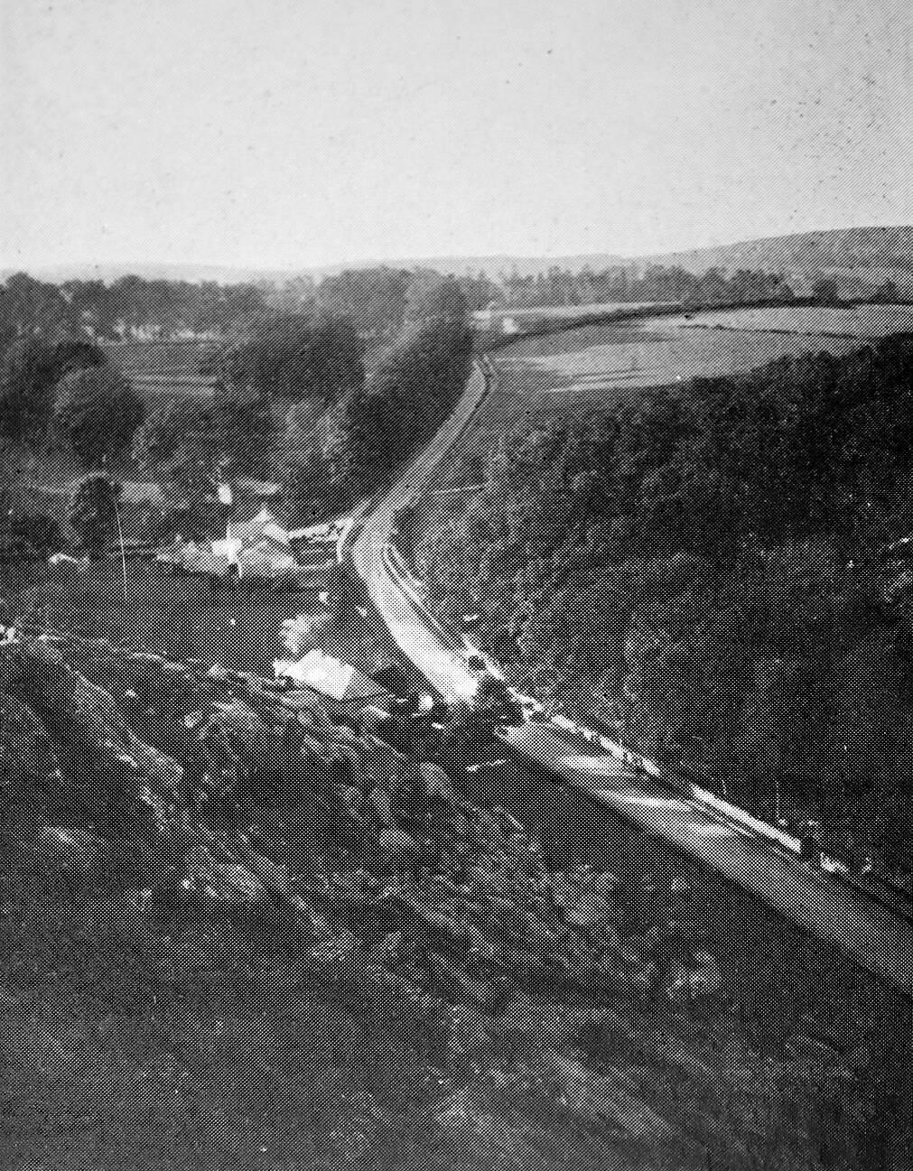 A view of Bray Road taken from the Scalp in County Dublin, 1920s.