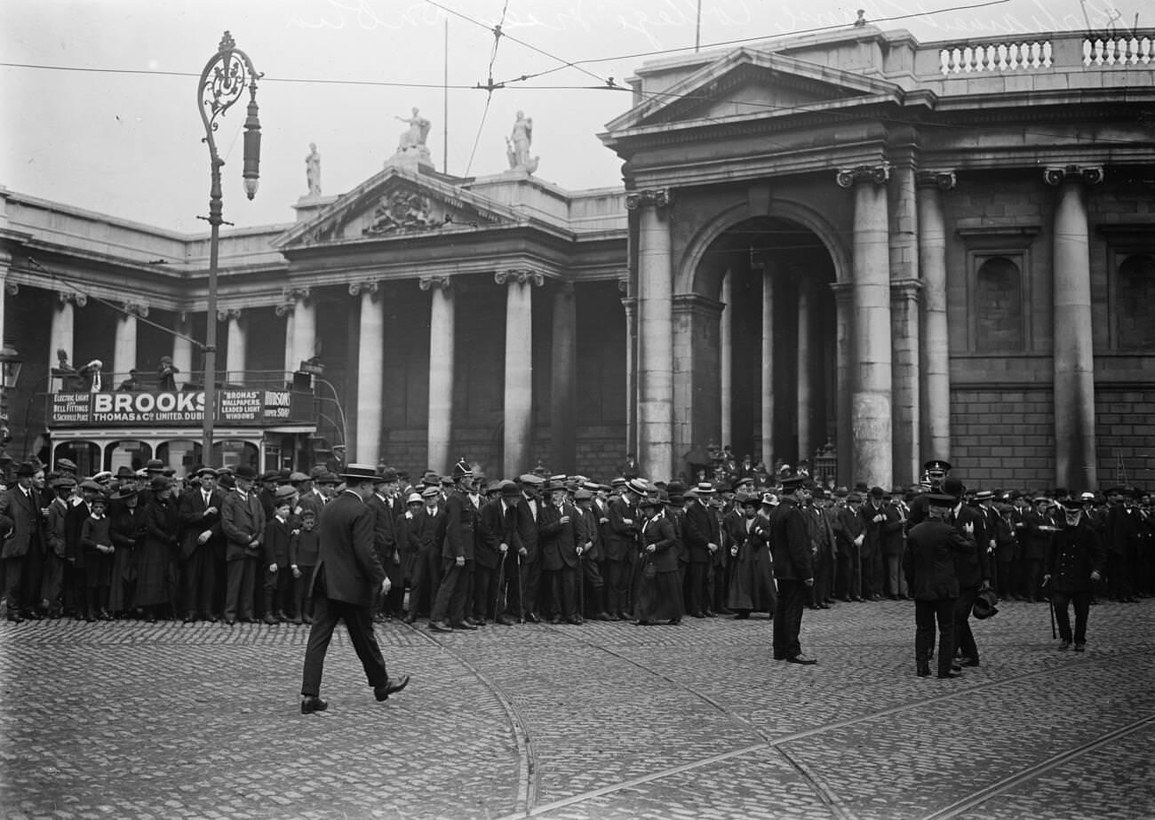 Parliament House, College Green, Dublin, 1920.