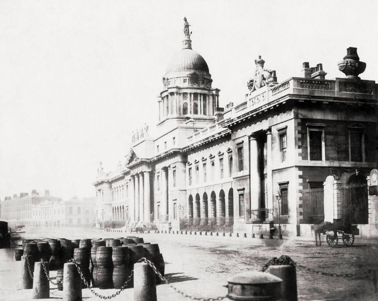 Customs House, Dublin, Ireland, 1890s
