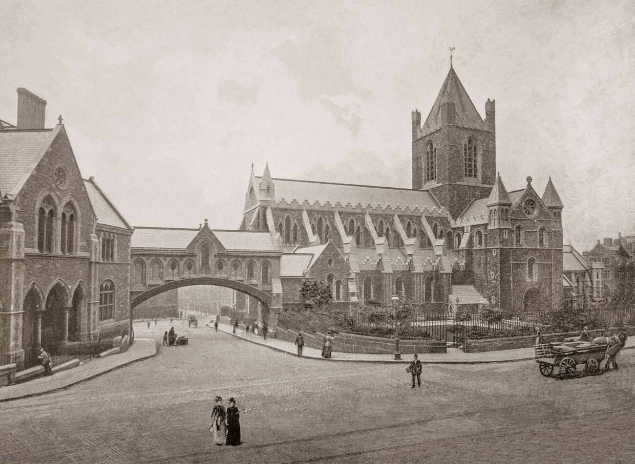 Christ Church Cathedral, aka The Cathedral of the Holy Trinity in Dublin.