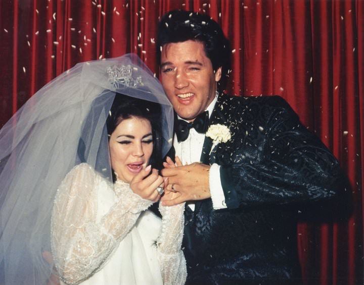 Fabulous Photos of Elvis and Priscilla Presley on Their Wedding Day on May 1, 1967