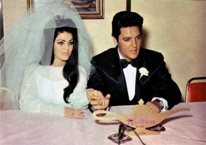 Fabulous Photos of Elvis and Priscilla Presley on Their Wedding Day on May 1, 1967