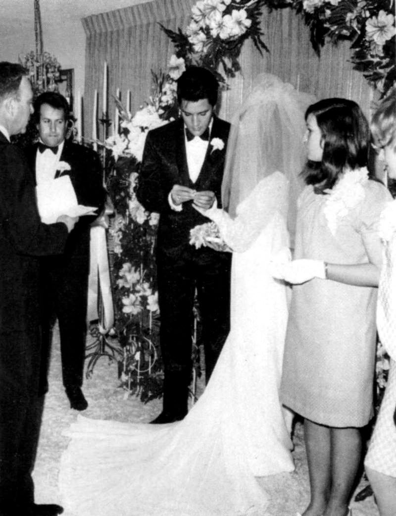 Fabulous Photos of Elvis and Priscilla Presley on Their Wedding Day on May 1, 1967