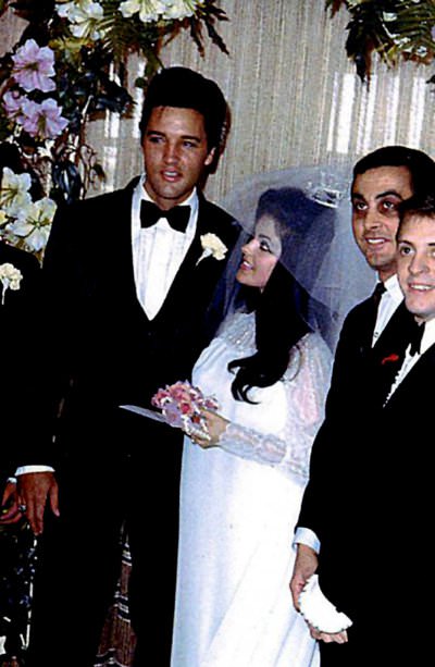 Fabulous Photos of Elvis and Priscilla Presley on Their Wedding Day on May 1, 1967