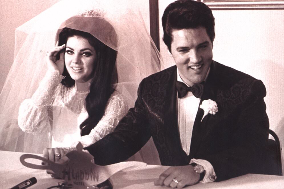 Fabulous Photos of Elvis and Priscilla Presley on Their Wedding Day on May 1, 1967