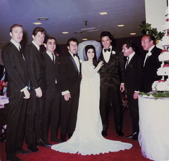 Fabulous Photos of Elvis and Priscilla Presley on Their Wedding Day on May 1, 1967