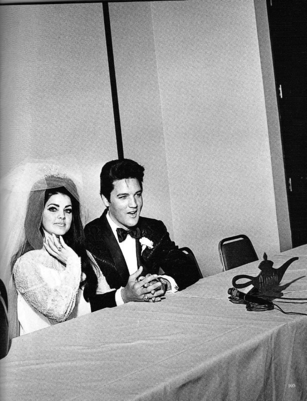 Fabulous Photos of Elvis and Priscilla Presley on Their Wedding Day on May 1, 1967