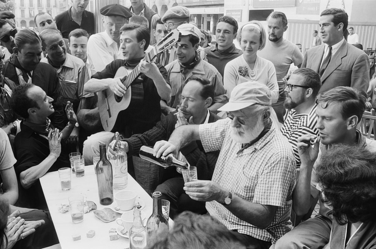 Hemingway's last visit to Pamplona in 1959