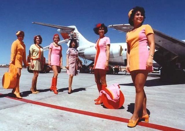 Sky High Style and Service: The Evolution of Stewardesses in the 1950s, 60s, and 70s