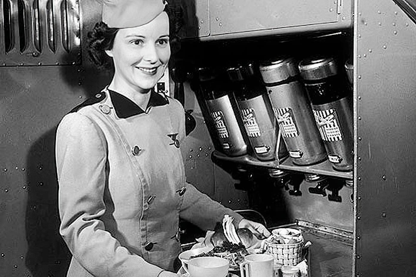 Ellen Church as the first stewardess.