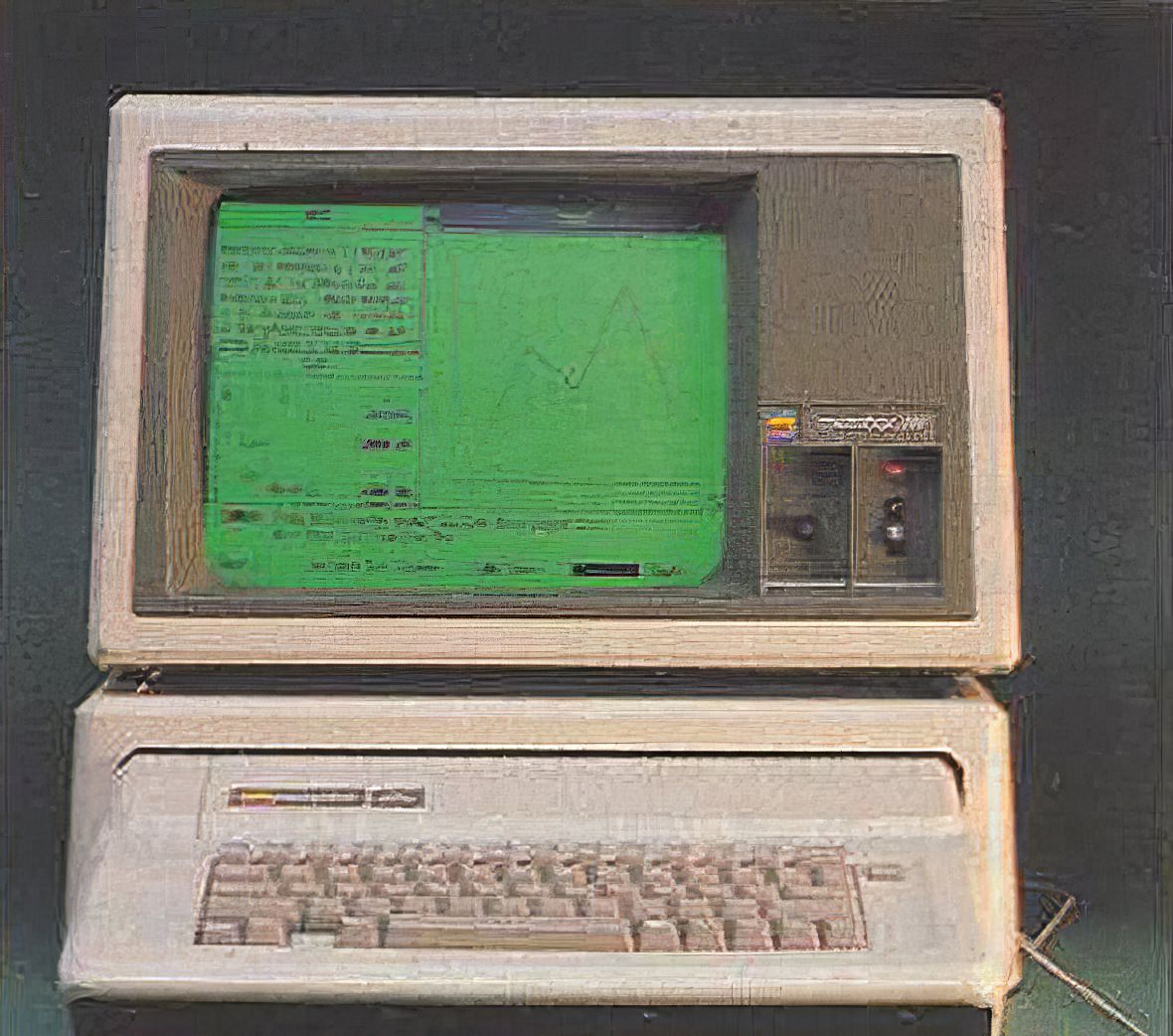 First ever apple computer running windows.