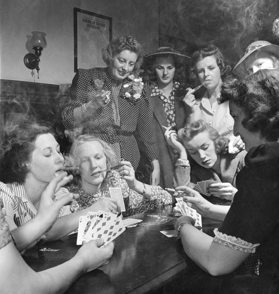 When a Group of GOP Women Got Together for an Old-Fashioned “Smoker” in Connecticut, 1941