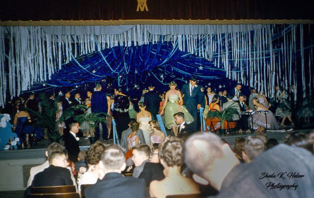 Mt. Vernon dance in high school auditorium