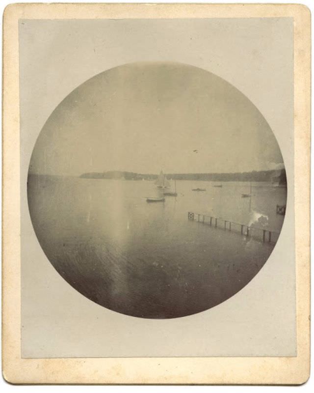 These Round Pictures Were Some of the First Candid Snapshots take with Kodak’s First Commercial Camera, 1890s