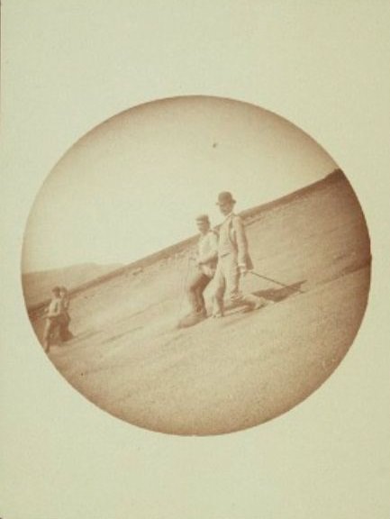 These Round Pictures Were Some of the First Candid Snapshots take with Kodak’s First Commercial Camera, 1890s