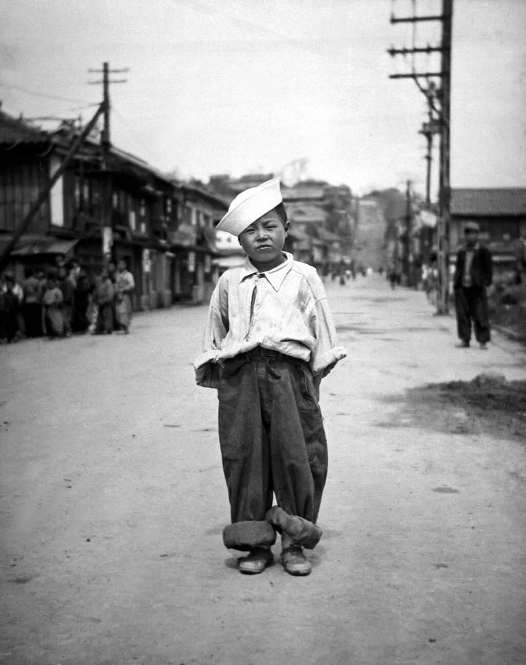 Korean War, Korean War Orphan, 1951.