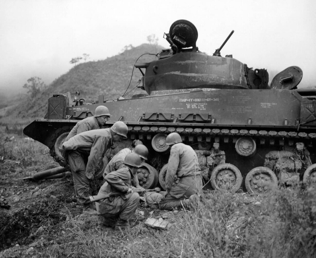 Korean War, Demolition Squad, 1951.