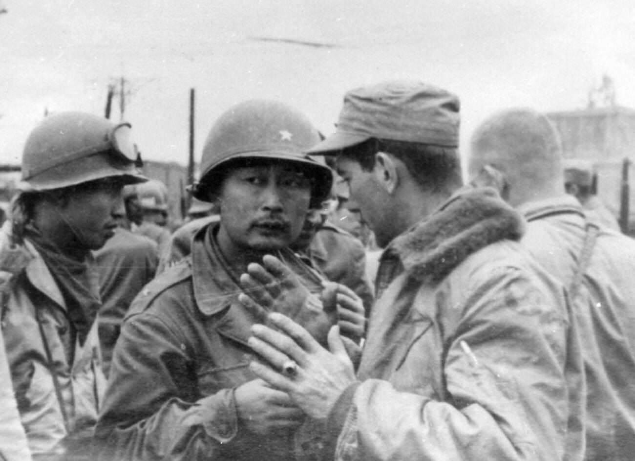 Paik Sun-yup in the Korean War, 1950.