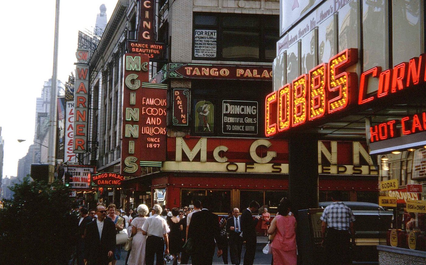 McGinnis Restaurant Tango Palace and Cobbs 48th and Br, 1962