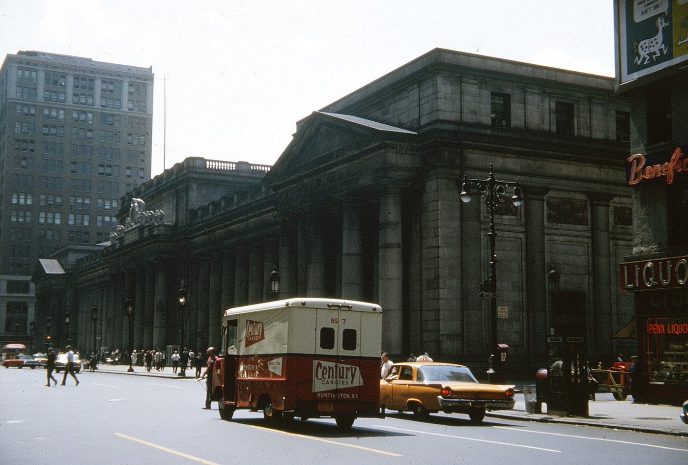 entury Candy Delivery Truck and Pennsylvania Station, 1962