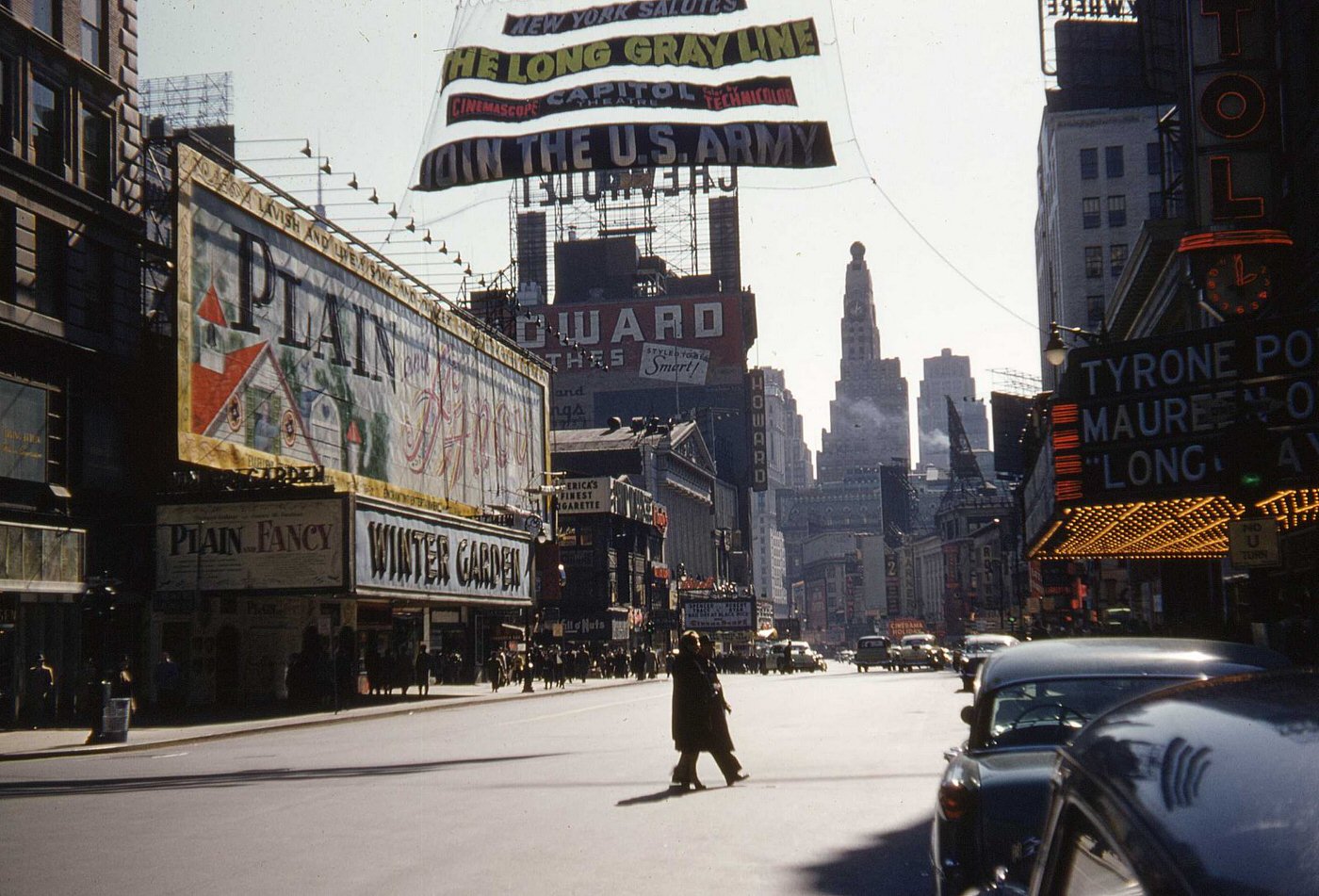 Broadway and 49th St, 1955