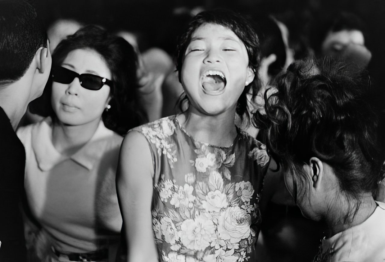 Screaming for the "Tokyo Beatles", 1964.