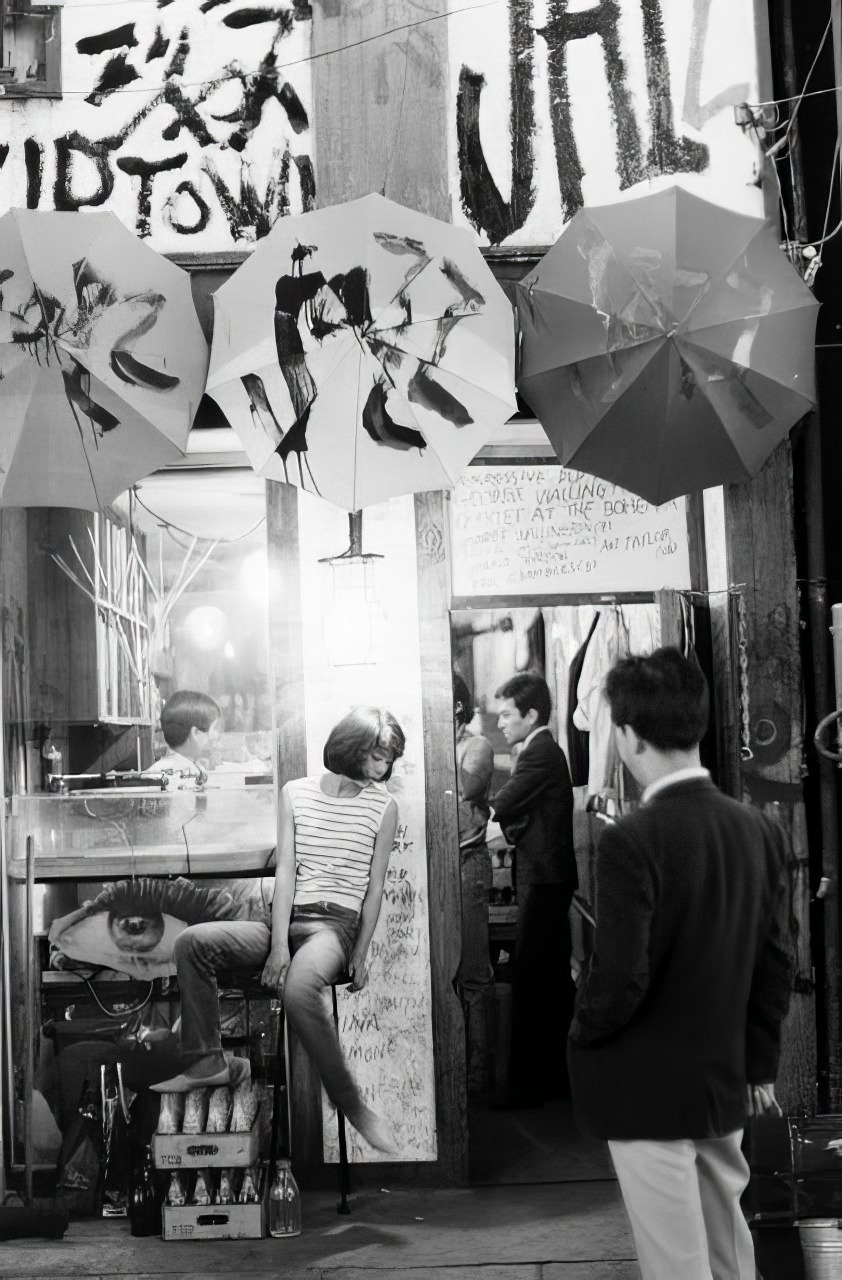 Yoko, 17 years old, in Tokyo, 1964.