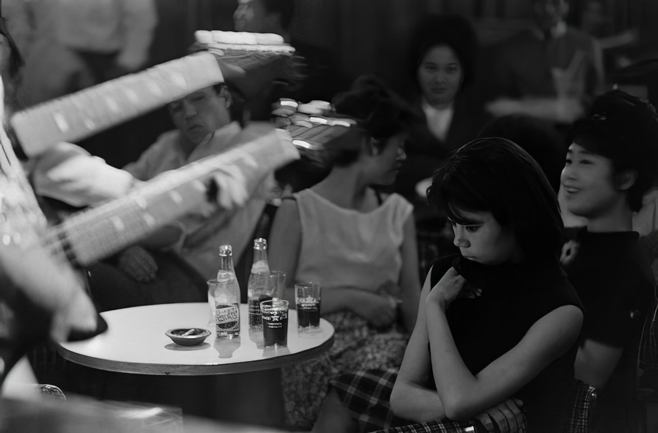 Lost in the music in Tokyo, 1964.