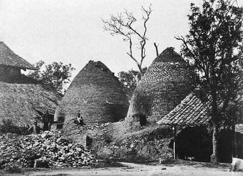 A brick-kiln, 1866