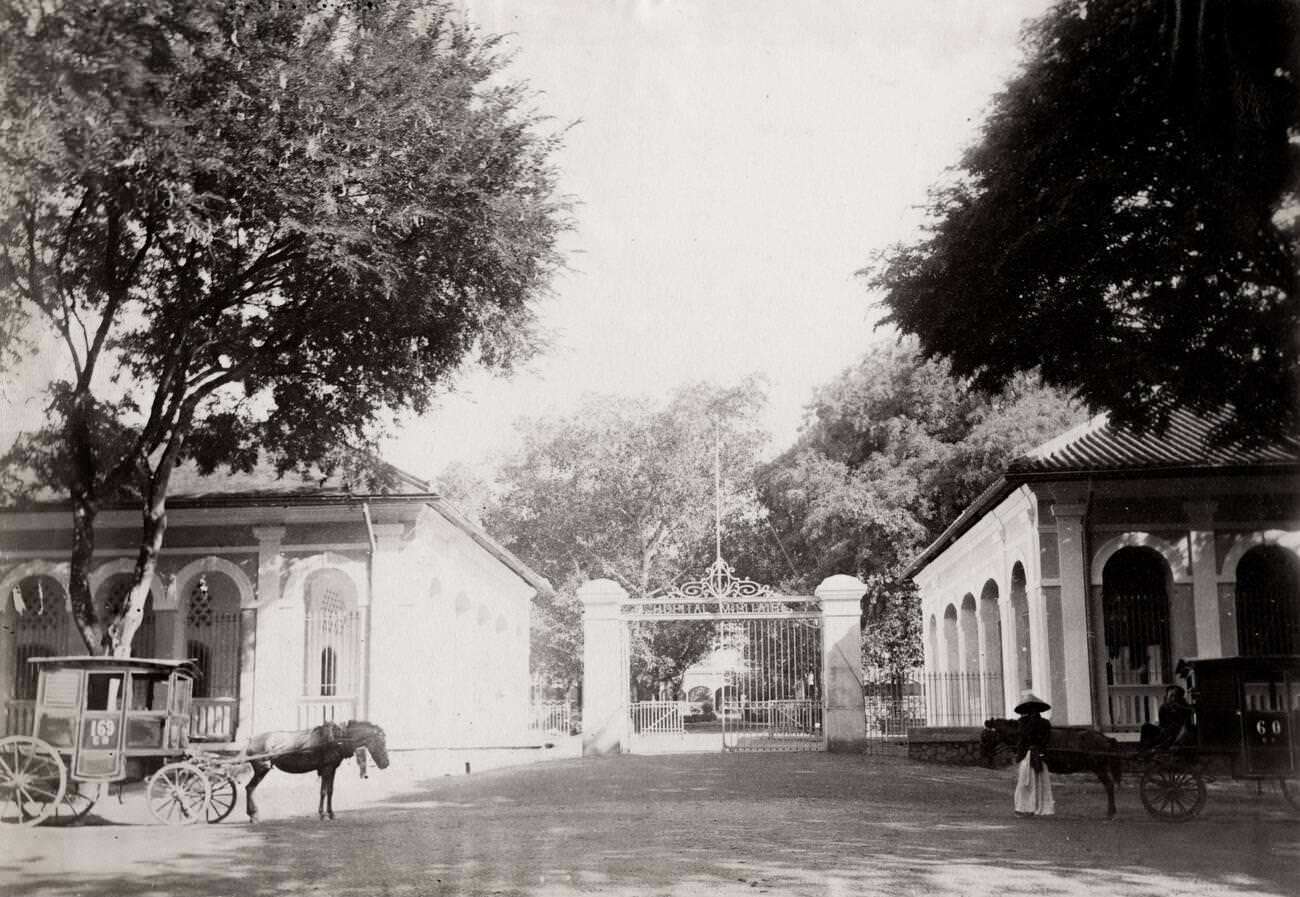 A military hospital in Saigon, 1800s.