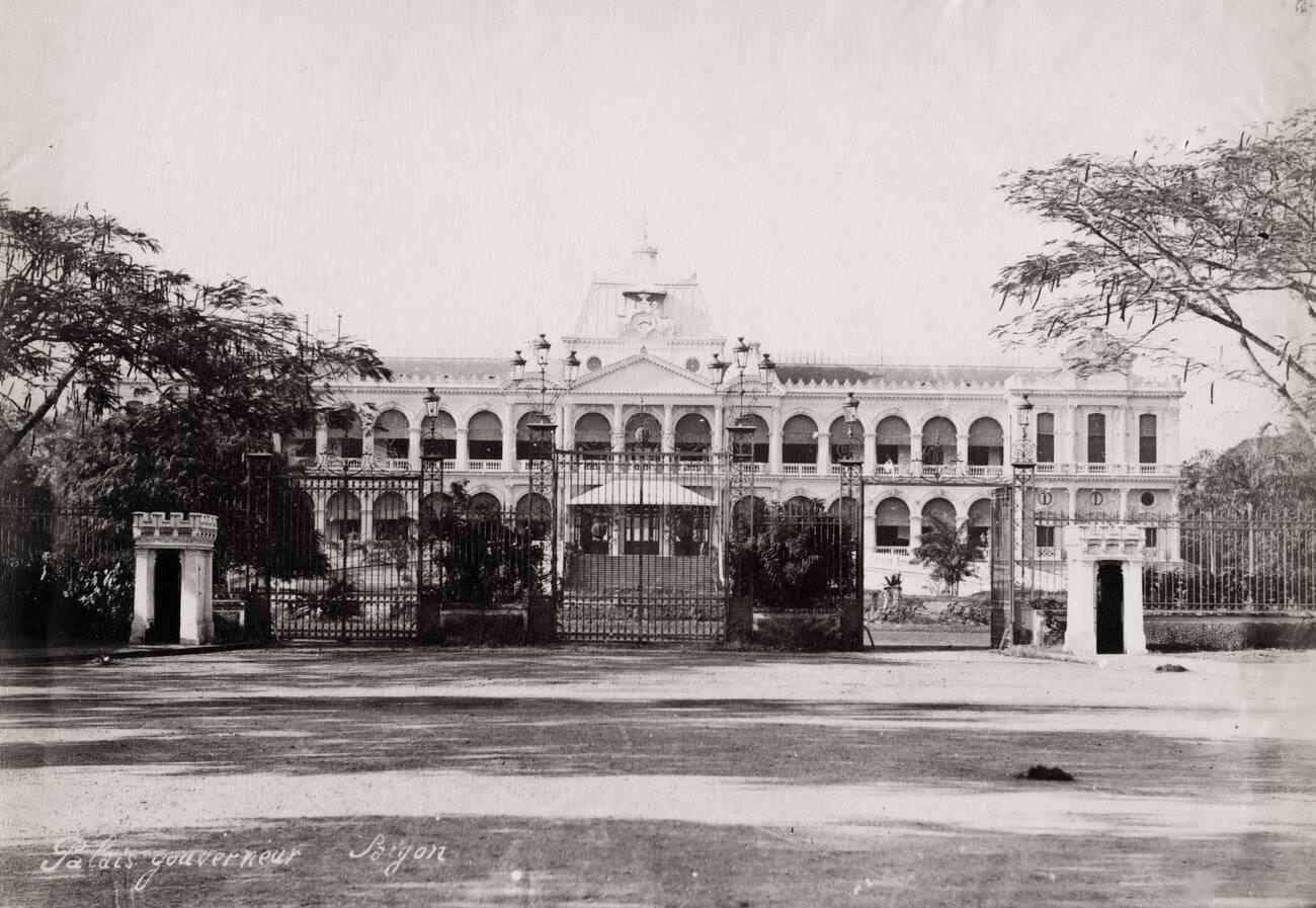 Governor's Palace in Saigon, 1800s.