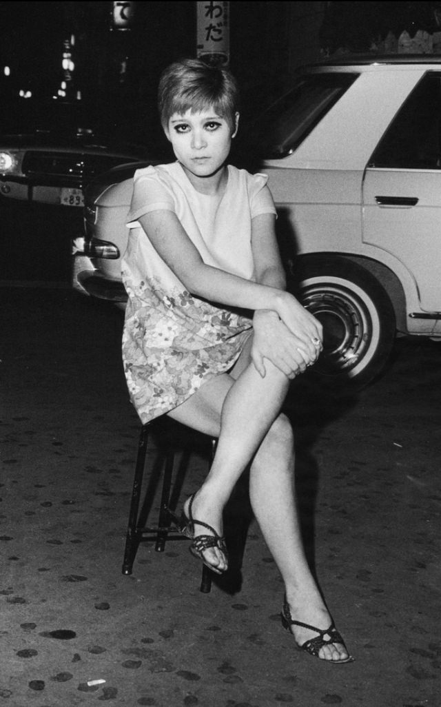 Young Japanese Girls at Kabukicho, Shinjuku’s Red Light District in Tokyo in the1960s and 1970s