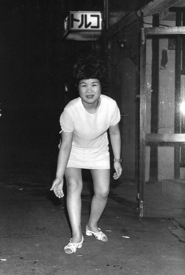 Young Japanese Girls at Kabukicho, Shinjuku’s Red Light District in Tokyo in the1960s and 1970s