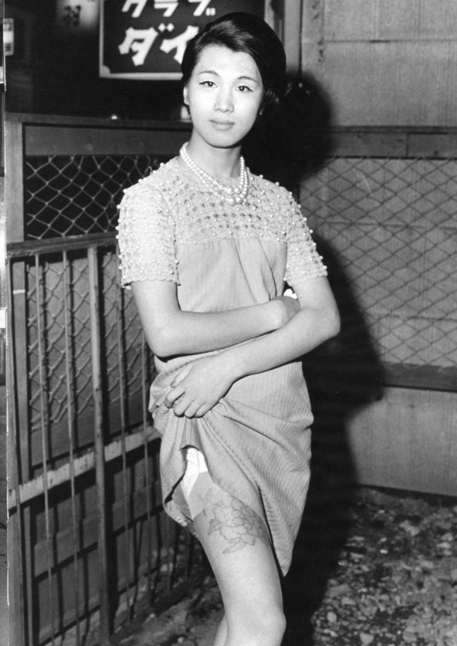 Young Japanese Girls at Kabukicho, Shinjuku’s Red Light District in Tokyo in the1960s and 1970s