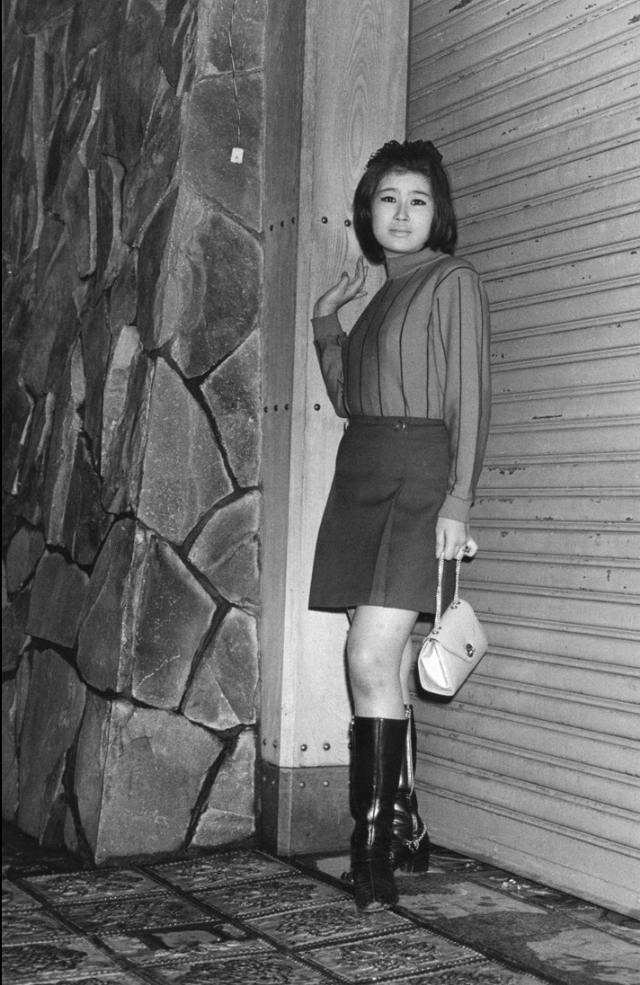 Young Japanese Girls at Kabukicho, Shinjuku’s Red Light District in Tokyo in the1960s and 1970s