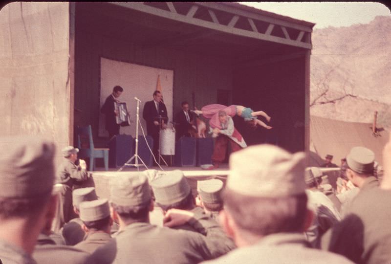 The 'Slapsie Maxie' show in Korea, April 1954