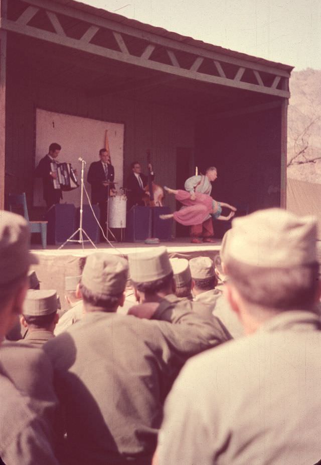 The 'Slapsie Maxie' show in Korea, April 1954