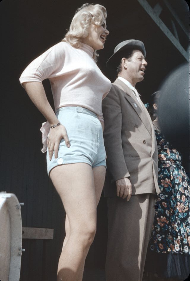 Gloria Pall and Max Rosenbloom, Korea, April 1954