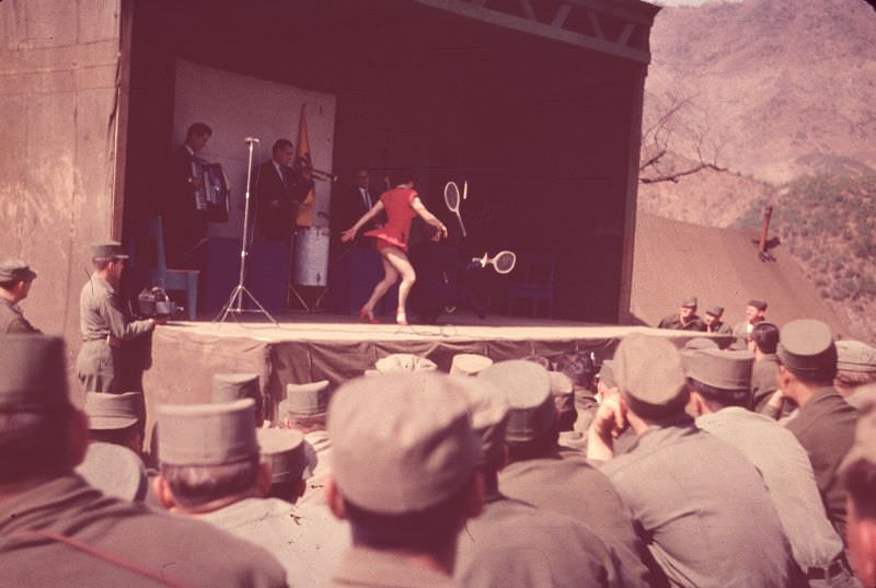 The 'Slapsie Maxie' show in Korea, April 1954