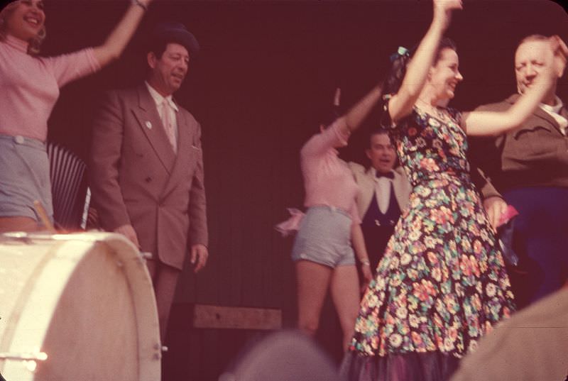 The 'Slapsie Maxie' show in Korea, April 1954