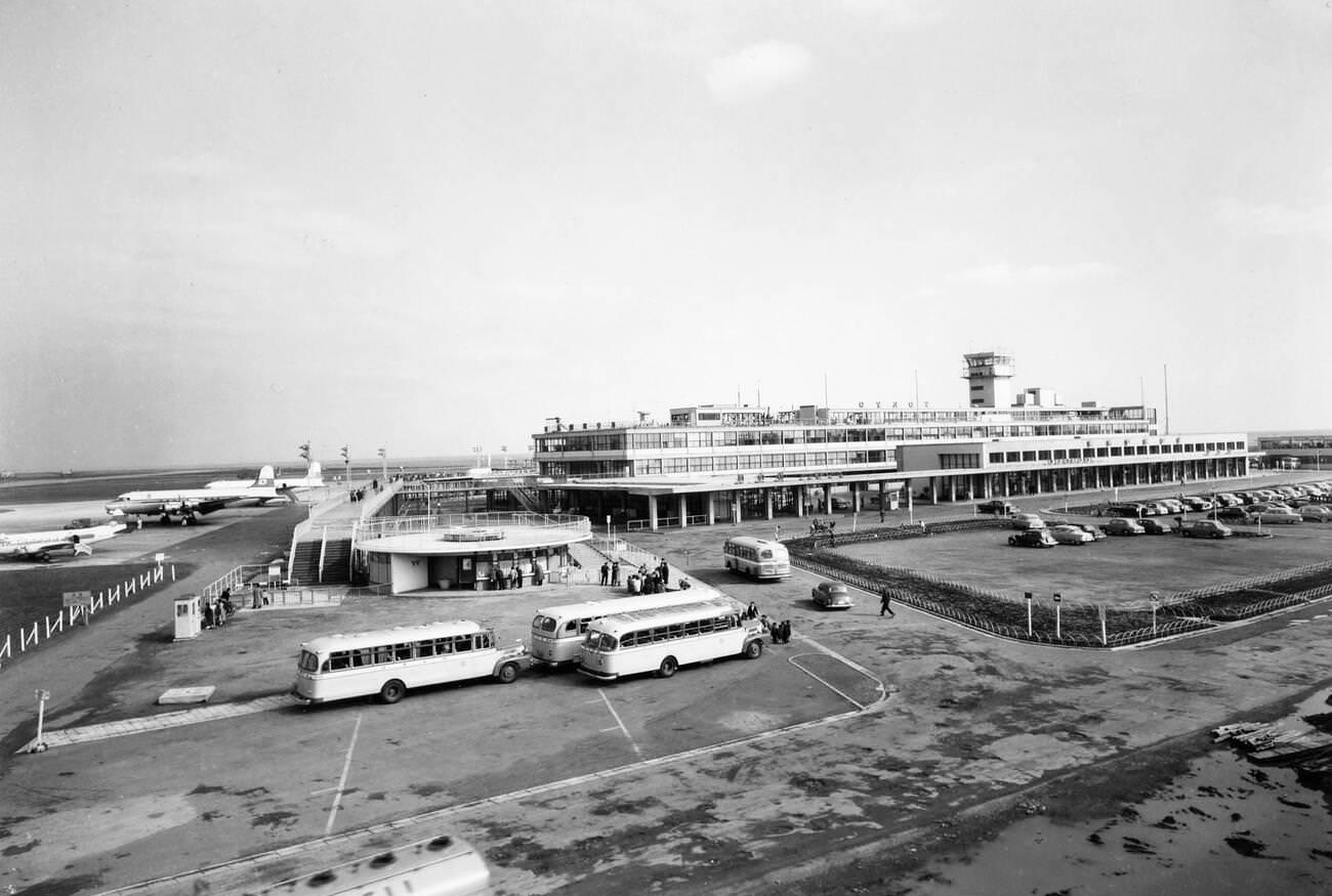 Tokyo Airport, 1950s.