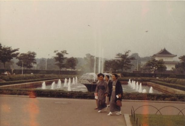 Ladies near the Imperial Palace, Tokyo, June 1972