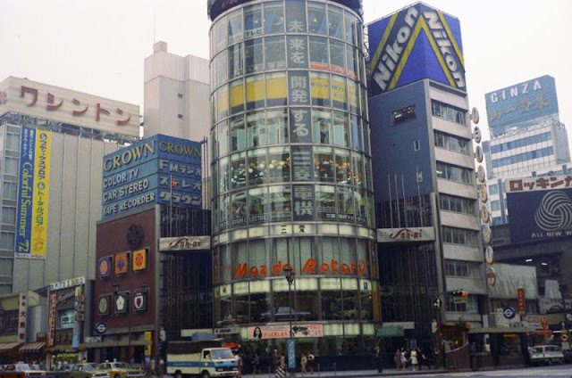 The San-Ai building, Ginza, Tokyo, June 1972