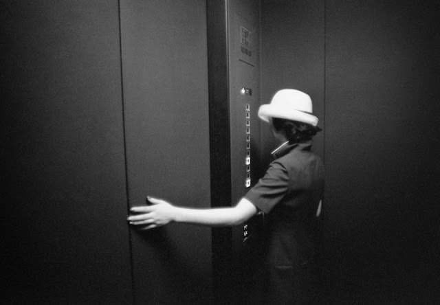 Elevator attendant, Tokyo, 1977