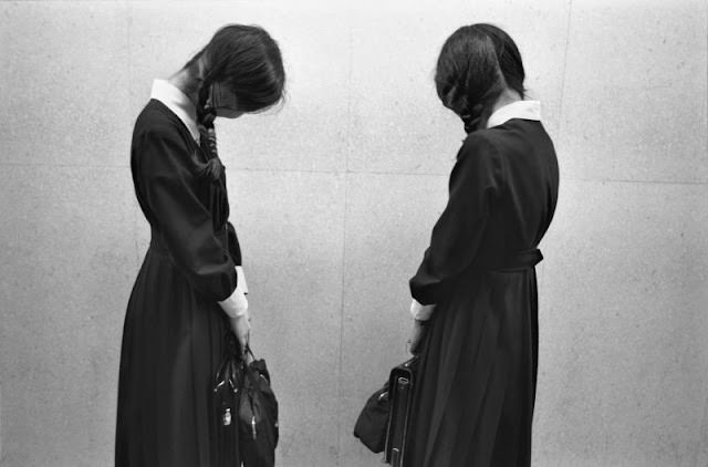 Two schoolgirls, Tokyo, 1979