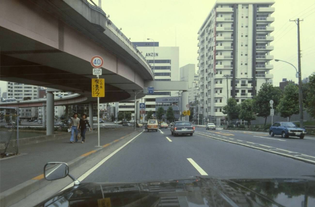 View from Tokyo, 1970s.