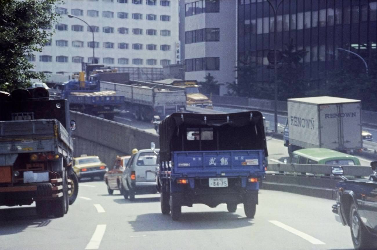 Tokyo street, 1970s.