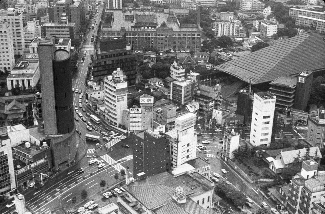 Tokyo, top view, 1979.